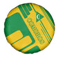 Comoros Flag Spare Tire Cover - Green and Yellow Design and National Emblem