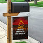 Angola Garden Flag Red Black Yellow Grunge - African Pride