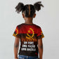 Angola Kid T shirt Red Black Yellow Grunge - African Pride