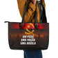 Angola Leather Tote Bag Red Black Yellow Grunge - African Pride