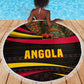 Angola Beach Blanket Red Black Yellow Tribal and Elephant - African Pride