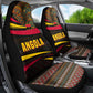 Angola Car Seat Cover Red Black Yellow Tribal and Elephant - African Pride
