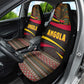Angola Car Seat Cover Red Black Yellow Tribal and Elephant - African Pride