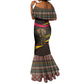 Angola Mermaid Dress Red Black Yellow Tribal and Elephant - African Pride