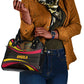 Angola Shoulder Handbag Red Black Yellow Tribal and Elephant - African Pride