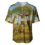 Angola Baseball Jersey Savannah Wildlife and African Animal - African Pride