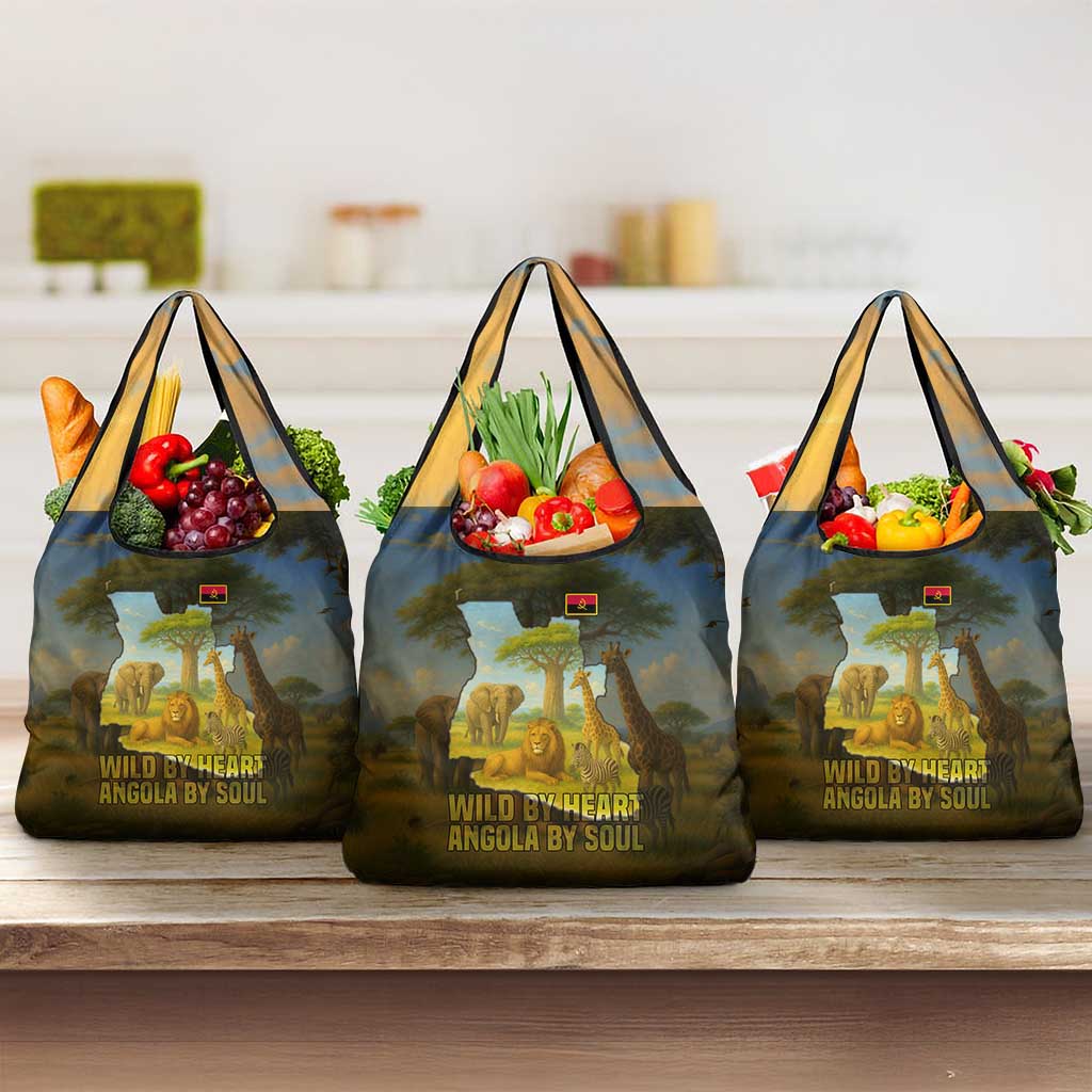 Angola Grocery Bag Savannah Wildlife and African Animal - African Pride