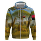 Angola Hoodie Savannah Wildlife and African Animal - African Pride