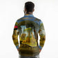 Angola Long Sleeve Polo Shirt Savannah Wildlife and African Animal - African Pride