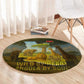 Angola Round Carpet Savannah Wildlife and African Animal - African Pride