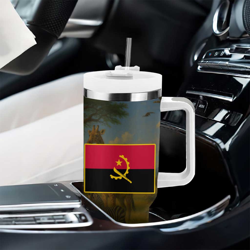 Angola Tumbler With Handle Savannah Wildlife and African Animal - African Pride