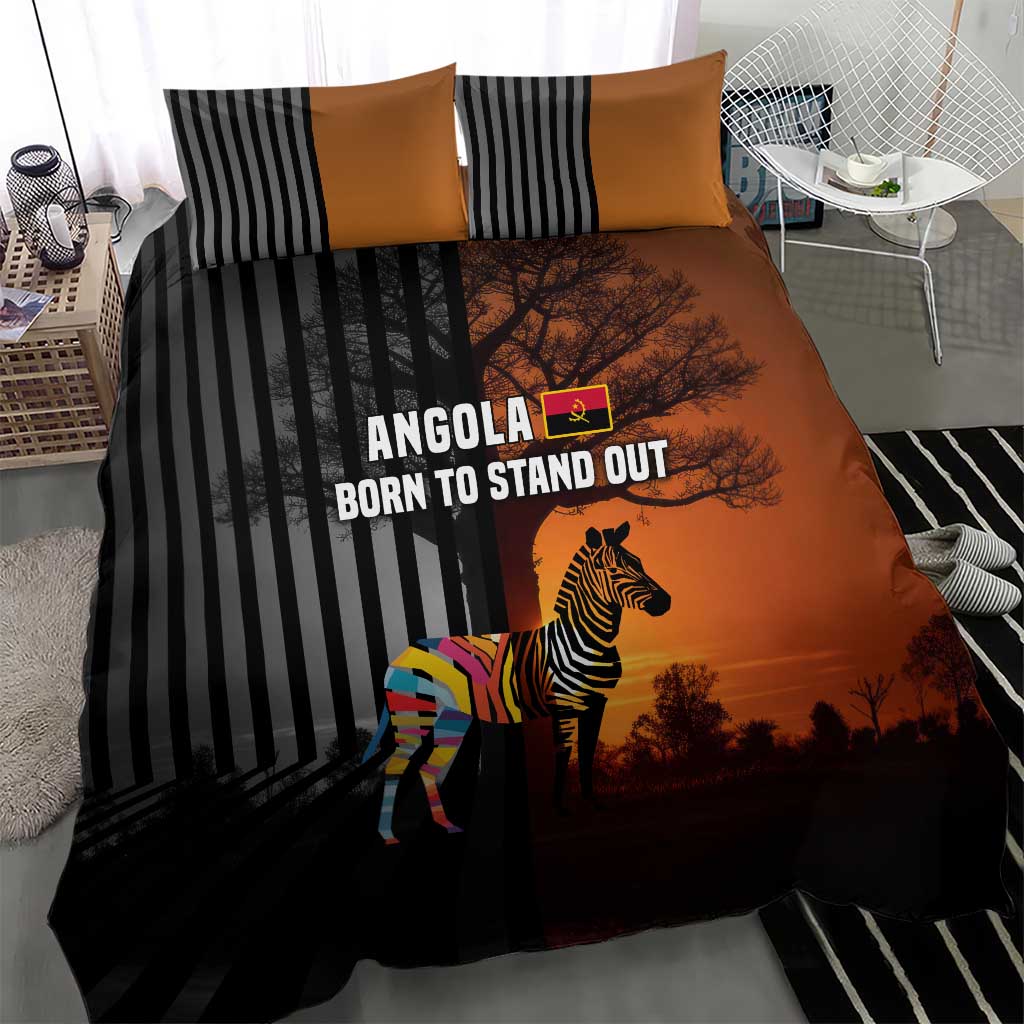 Angola Bedding Set Sunset Zebra Design and African Nature - African Pride
