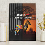 Angola Canvas Wall Art Sunset Zebra Design and African Nature - African Pride