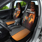 Angola Car Seat Cover Sunset Zebra Design and African Nature - African Pride