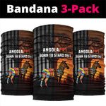 Angola Neck Gaiter Sunset Zebra Design and African Nature - African Pride