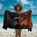 Angola Sarong Sunset Zebra Design and African Nature - African Pride