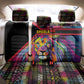 Angola Back Car Seat Cover Multicolor Tribal Design and Vibrant Lion - African Pride