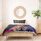 Angola Bedding Set Multicolor Tribal Design and Vibrant Lion - African Pride