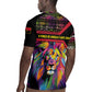 Angola Rugby Jersey Multicolor Tribal Design and Vibrant Lion - African Pride