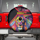 Angola Spare Tire Cover Multicolor Tribal Design and Vibrant Lion - African Pride