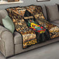 Mozambique Quilt Black Brown Tribal Design - African Pride