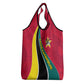Mozambique Grocery Bag Red Yellow Green Wave Design - African Pride