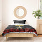 Mozambique Bedding Set Black Red Tribal Design Map - African Pride