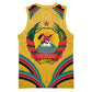 Mozambique Basketball Jersey Yellow Red Green Swirl Independence Day TS04