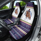 Nat Love African American Cowboy Car Seat Cover Winter Snow Fair Isle Pattern Western Graphic Art