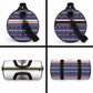 Nat Love African American Cowboy Duffle Bag Winter Snow Fair Isle Pattern Western Graphic Art