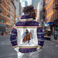 Nat Love African American Cowboy Hoodie Winter Snow Fair Isle Pattern Western Graphic Art