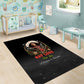 Nat Love Wild West Christmas Area Rug African American Cowboy Holiday Portrait Art