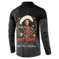 Nat Love Wild West Christmas Button Sweatshirt African American Cowboy Holiday Portrait Art