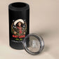 Nat Love Wild West Christmas 4 in 1 Can Cooler Tumbler African American Cowboy Holiday Portrait Art