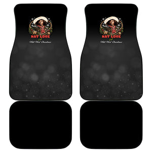 Nat Love Wild West Christmas Car Mats African American Cowboy Holiday Portrait Art
