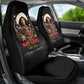 Nat Love Wild West Christmas Car Seat Cover African American Cowboy Holiday Portrait Art