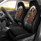 Nat Love Wild West Christmas Car Seat Cover African American Cowboy Holiday Portrait Art