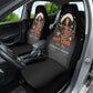 Nat Love Wild West Christmas Car Seat Cover African American Cowboy Holiday Portrait Art