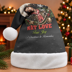 Nat Love Wild West Christmas Santa Hat African American Cowboy Holiday Portrait Art