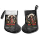 Nat Love Wild West Christmas Stocking African American Cowboy Holiday Portrait Art