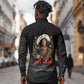 Nat Love Wild West Christmas Long Sleeve Button Shirt African American Cowboy Holiday Portrait Art