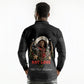 Nat Love Wild West Christmas Long Sleeve Polo Shirt African American Cowboy Holiday Portrait Art