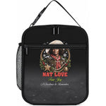 Nat Love Wild West Christmas Lunch Bag African American Cowboy Holiday Portrait Art