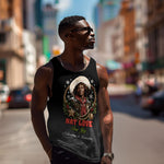 Nat Love Wild West Christmas Men Tank Top African American Cowboy Holiday Portrait Art