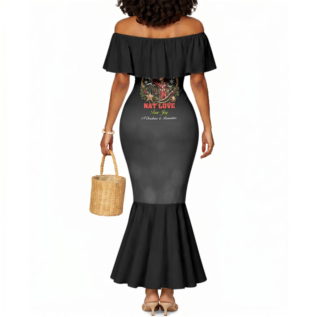 Nat Love Wild West Christmas Mermaid Dress African American Cowboy Holiday Portrait Art