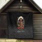 Nat Love Wild West Christmas Quilt African American Cowboy Holiday Portrait Art