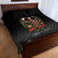 Nat Love Wild West Christmas Quilt Bed Set African American Cowboy Holiday Portrait Art