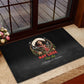 Nat Love Wild West Christmas Rubber Doormat African American Cowboy Holiday Portrait Art