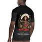 Nat Love Wild West Christmas Rugby Jersey African American Cowboy Holiday Portrait Art