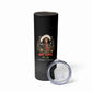 Nat Love Wild West Christmas Skinny Tumbler African American Cowboy Holiday Portrait Art
